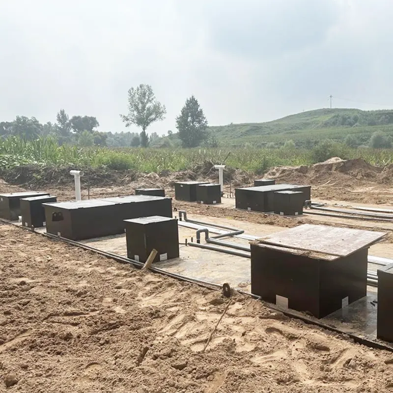 কবর দেওয়া ঘরোয়া নর্দমা বৃহৎ-স্কেল কেন্দ্রীভূত ট্রিটমেন্ট স্টেশন