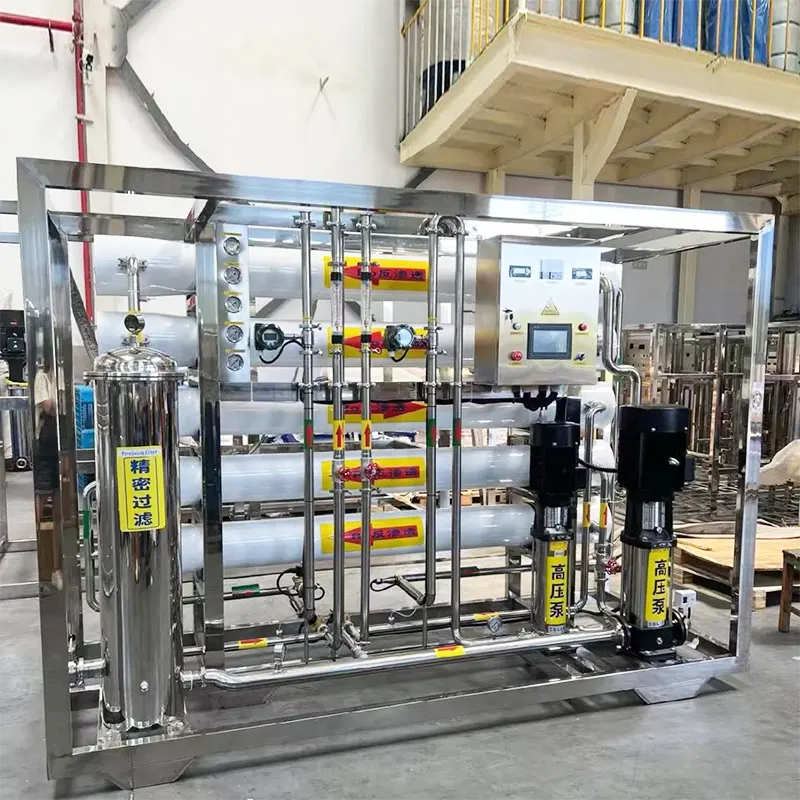 খাদ্য শিল্পের জন্য স্তর 2 বিশুদ্ধ জল বিপরীত অসমোসিস সরঞ্জাম